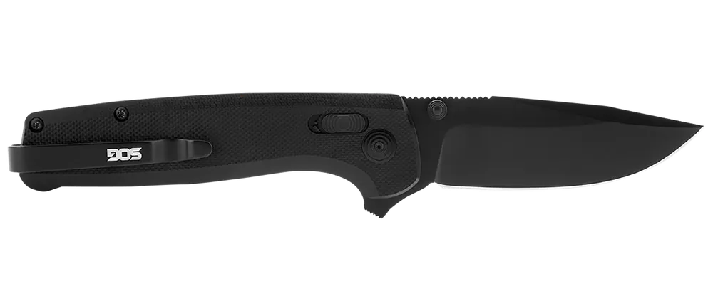 SOG Terminus XR Folding Knife with Black TiNi D2 Steel Blade and G10 Handle