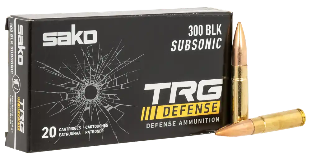 SAKO TIKKA JASTRG300BLK220B MatchKing .300 Blackout 220gr Ammunition - 20 Rounds per Box, 10 Boxes per Case