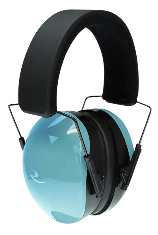 Radians TRPX 29 dB Aqua Blue/Black Over-the-Head Ear Muffs for Adults