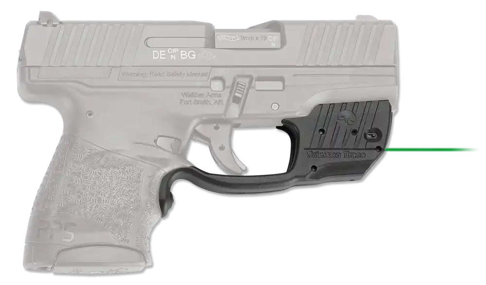 Crimson Trace LG-482G Green Laserguard for Walther PPS M2 - Black