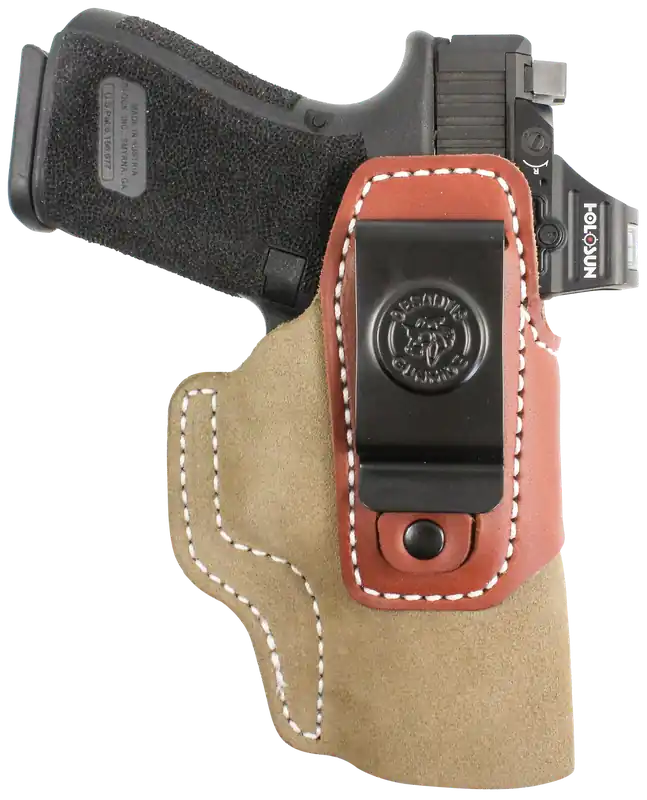 DeSantis Gunhide 215NJ8JZ0 Transit IWB Holster for Sig Sauer P365 - Ambidextrous Kydex/Leather Belt Clip