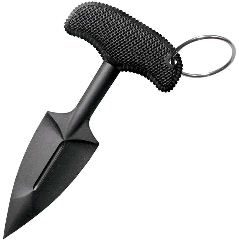 Cold Steel FGX Push Blade II 2.25" Fixed Blade Knife - Black Griv-Ex & Kray-Ex Handle