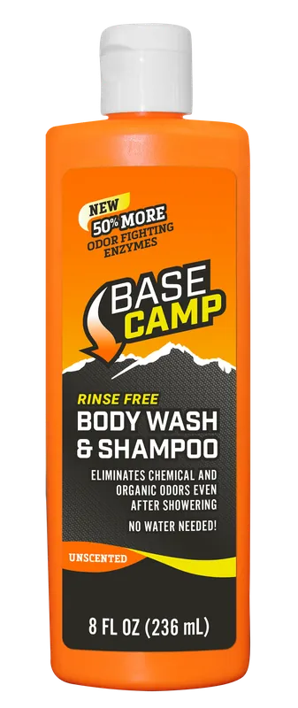 Dead Down Wind Base Camp Odor Eliminator Shampoo & Body Wash, 8 oz