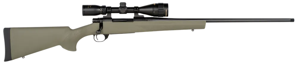 Howa M1500 Gamepro Gen2 7mm Rem Mag Rifle with Scope and Green Hogue Stock