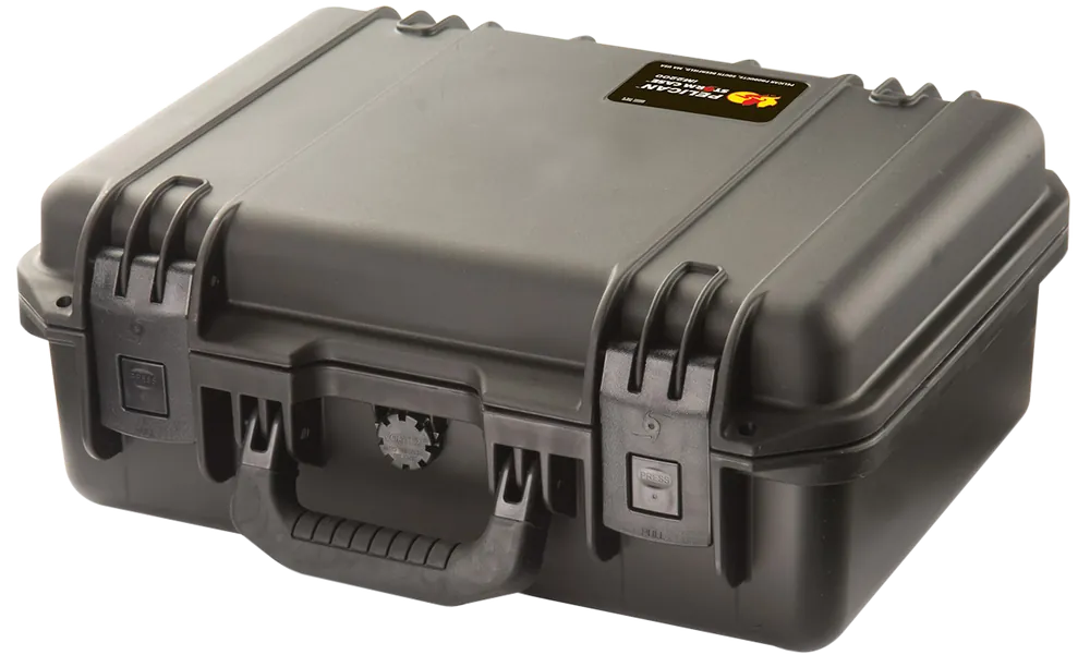 Pelican IM2200 Storm Case Black HPX Resin for Handgun Storage