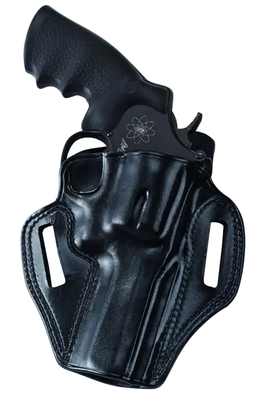 Galco CM800B Combat Master OWB Black Leather Holster for Glock 43/43x & Springfield Hellcat - Right Handed