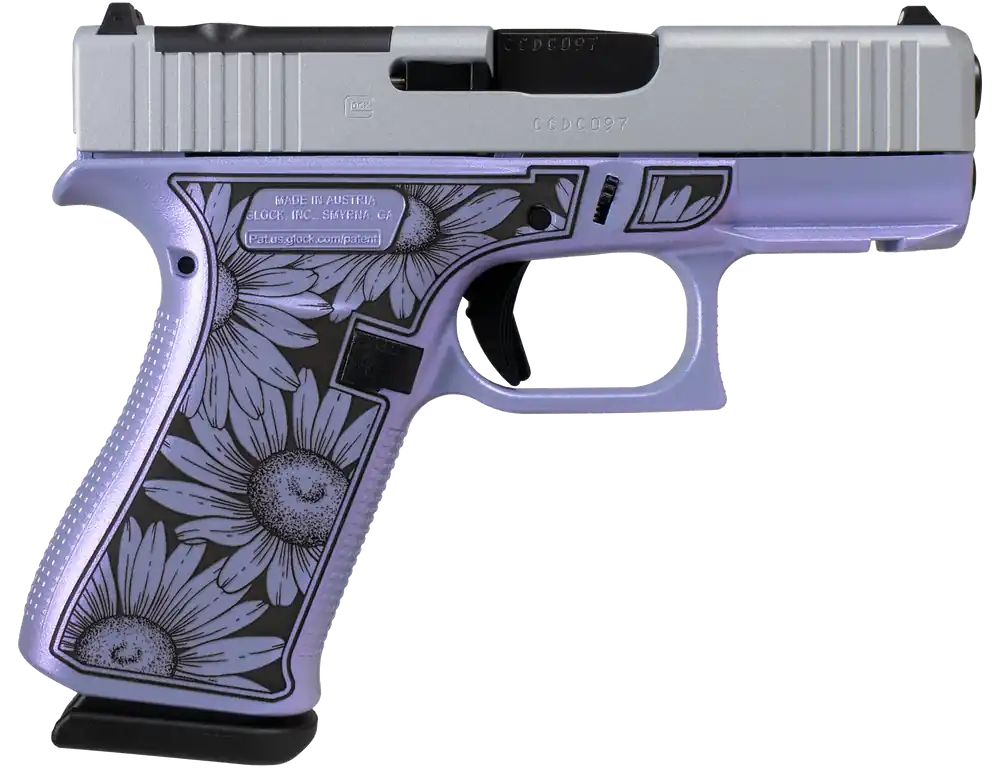 Glock UX4350204FRMOSNDAISYPURC SC G43X 9mm 10-Round Cerakote