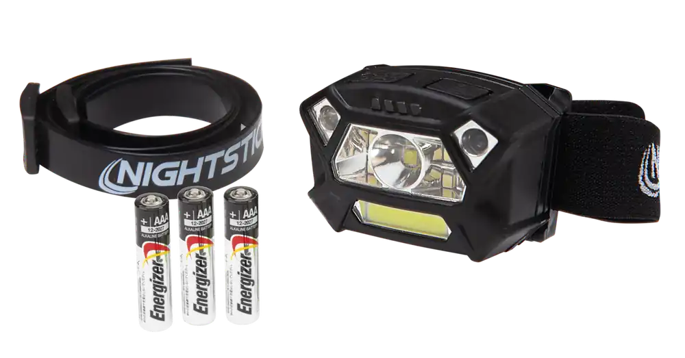 Nightstick NSP-4400B Black 320 Lumens Motion-Activated Clip-On/Strap Light