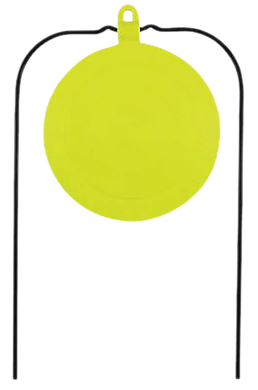 Birchwood Casey Ground Strike Hanging Plate Target Kit with Shoot NC Target - Yellow Steel