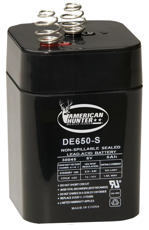 American Hunter DE30053 HR 6V 5Ah Rechargeable Lantern Battery