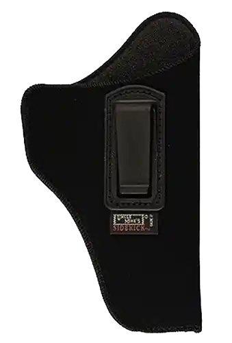 Uncle Mike's IWB Holster Size 15 for Large Semi-Auto, Left Handed, Black Suede, 3.75-4.50" Barrel