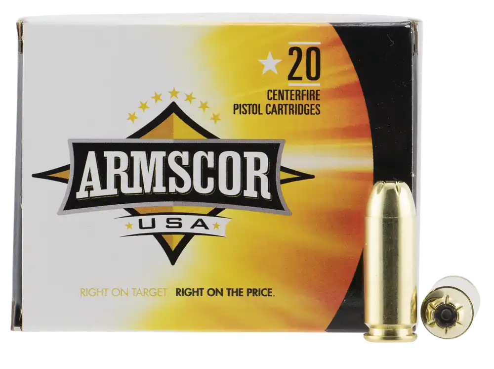 Armscor FAC103N 10mm Auto 180gr JHP Ammo - 20/Box, 25/Case