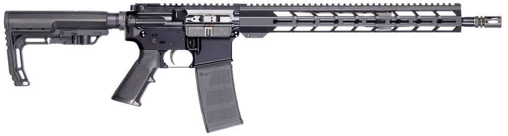 Patriot Ordnance Factory P-15 Base 5.56 NATO Rifle with A2 Style Grip - Black Anodized Finish