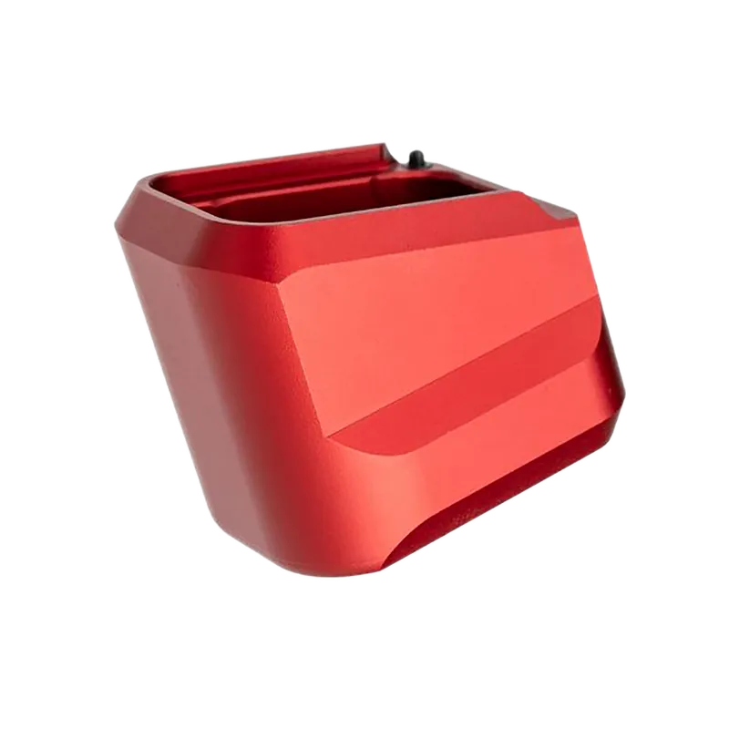 H&K VP9/VP40/VP30 5rd Red Aluminum Magazine Extension by Tyrant CNC