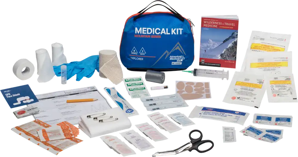 Mountain Explorer Medical Kit: Water-Resistant First Aid for Injuries & Illnesses