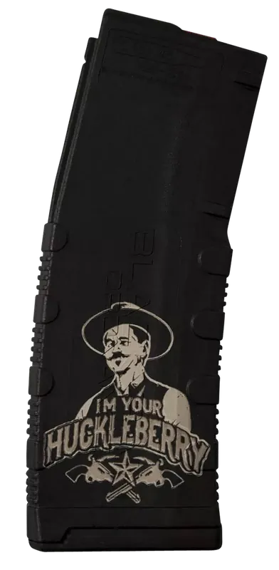 Black Rain Ordnance MAG30HUCKLEBERRY 30-Round AR-15 Magazine with Huckleberry Engraving - .223/5.56 NATO