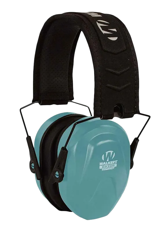 Walker's Razor Compact Passive Muff 24 dB Teal/Black for Youth/Women
