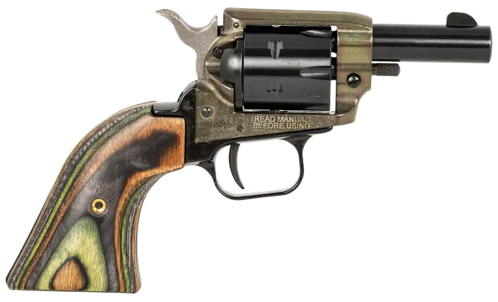 Heritage Barkeep .22 LR Revolver with Camo Grip and Manual Safety