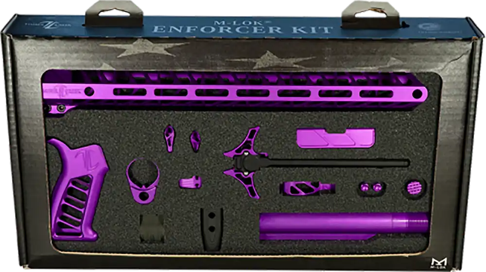 Timber Creek Outdoors AR-15 Enforcer Build Kit - Purple Anodized
