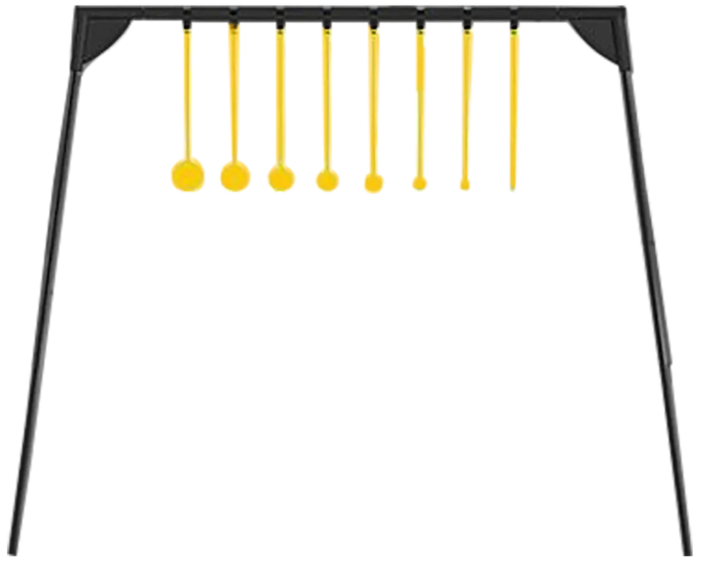 Caldwell 4002310 Rimfire KYL Steel Target Set with 8 Black/Yellow AR500 Targets