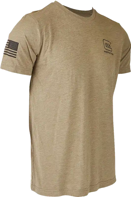 Glock AP96313 Olive 2nd Amendment Tee - Medium Short Sleeve