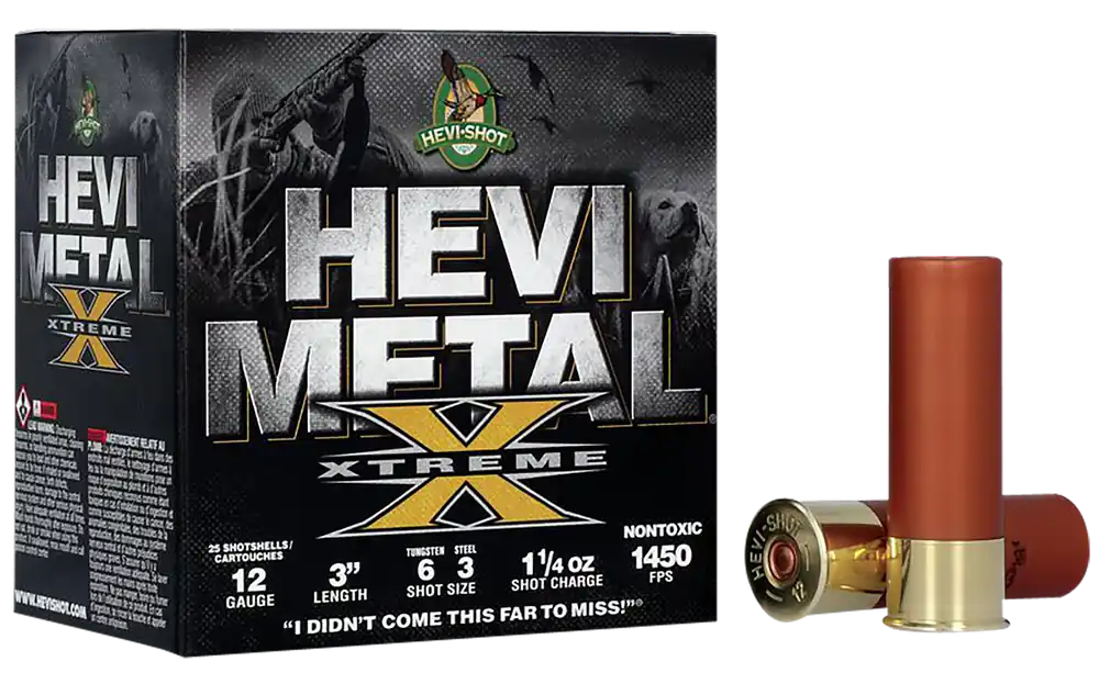 HEVI-Shot HS38126 12 Gauge 3" Steel/Tungsten Shot 25/Box