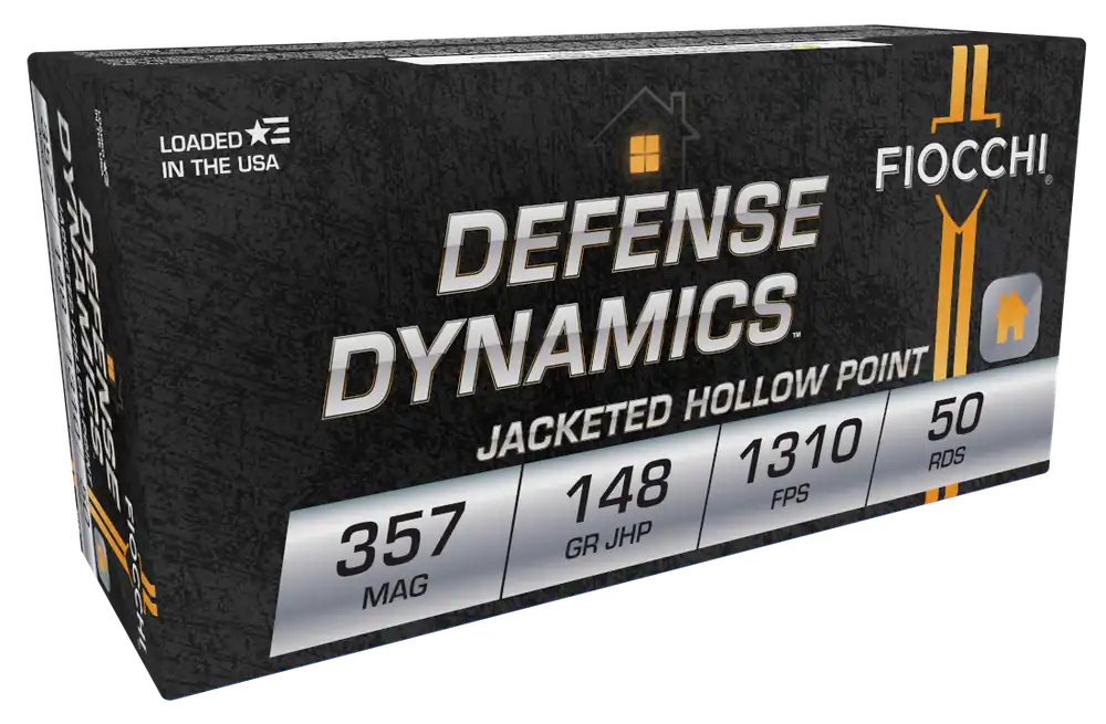 Fiocchi 357E Defense Dynamics .357 Mag 148gr JHP 50/Box 20/Case