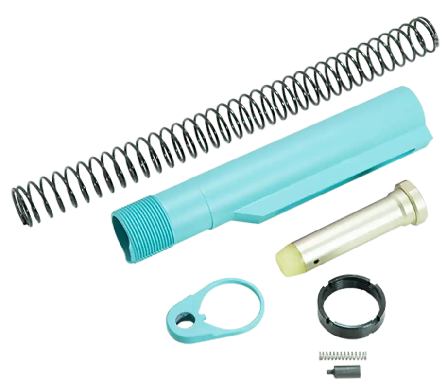 Robin's Egg Blue AR-15 Buffer Tube Kit by Timber Creek Outdoors