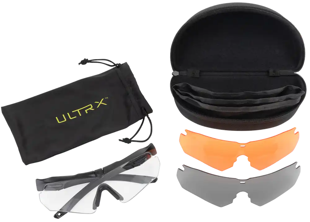 Allen 4190 Ultrx Safety Glasses - Pack of 3