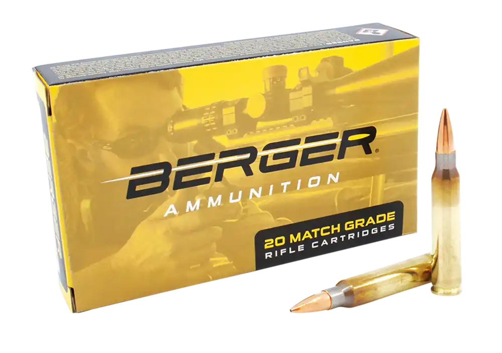 Berger Bullets 223Rem 77gr OTM Tactical Rifle Ammo - 20/Box, 10/Case