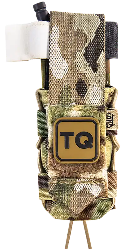 High Speed Gear Multi-Cam TACO Tourniquet Pouch with Velcro Closure and TQ Patch