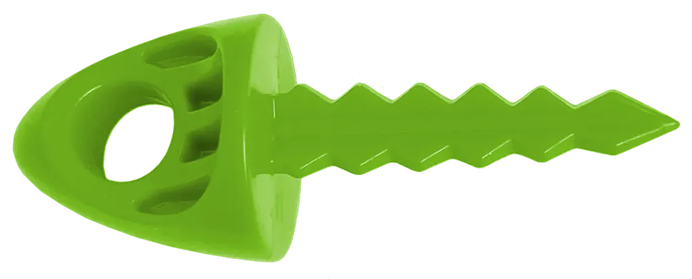 Lime Green Polycarbonate Plastic 1" Targets - 12 Pack by Targettack LLC