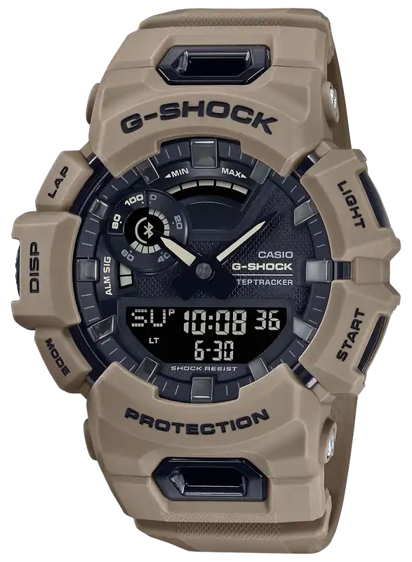 G-Shock Tactical Brown Stainless Steel Bezel Watch GBA900UU5A 145-215mm Distribution