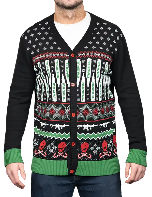 Magpul Krampus Christmas Sweater - Multi Color, Long Sleeve, Small