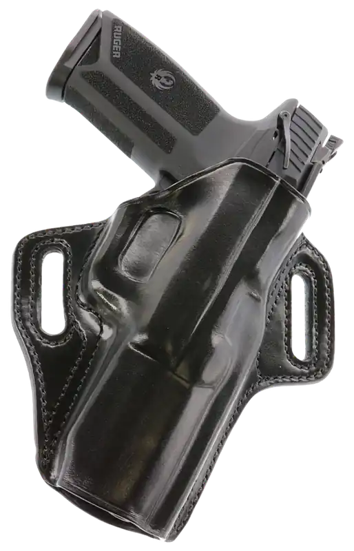 Galco CON458B Concealable OWB Black Leather Holster for FN Five-seveN and Ruger 57 - Right Handed
