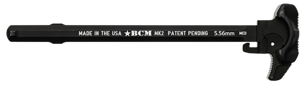 BCM GFHMK2MED Ambidextrous MK2 AR-15 Charging Handle - Black 7075 T-6 Aluminum