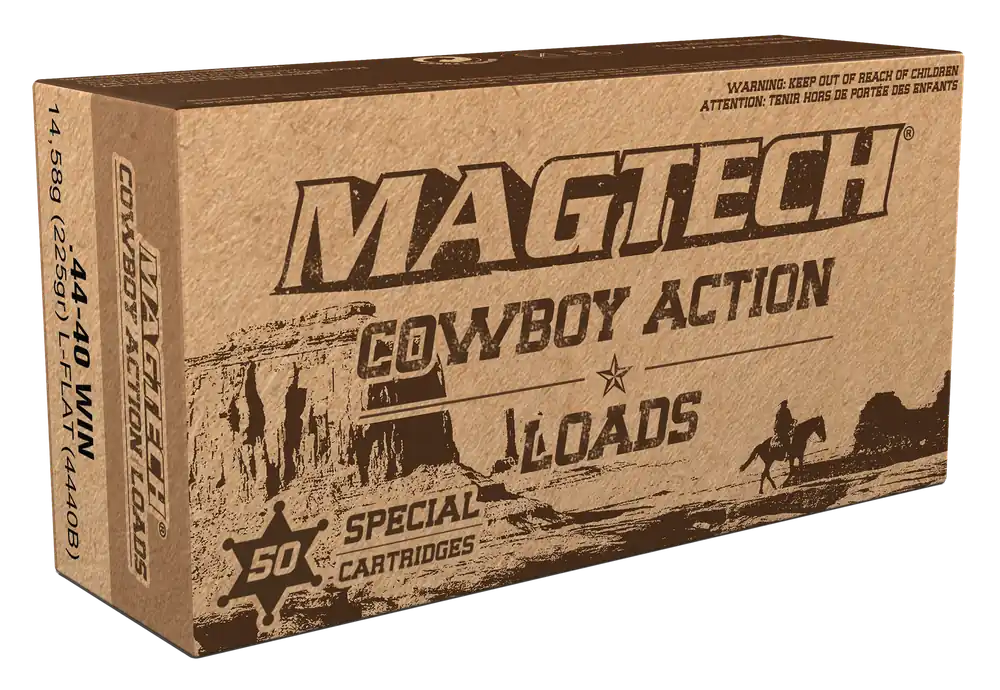 Magtech 4440B Cowboy Action .44-40 Win 225gr LFN Ammo - 50 Rounds/Box, 20 Boxes/Case