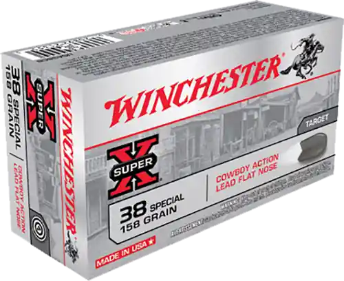 Winchester Super X Cowboy Action .38 Special 158gr LFN Ammo - 50 Rounds