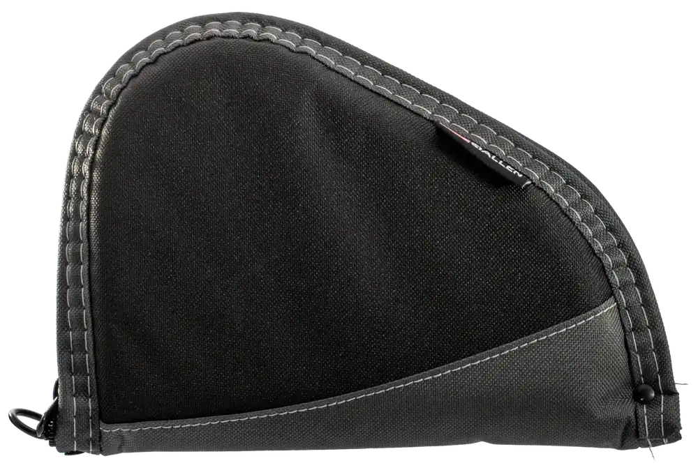 Allen 4448 Deluxe Handgun Case with Foam Padding & Lockable Zipper, 8" Black/Gray