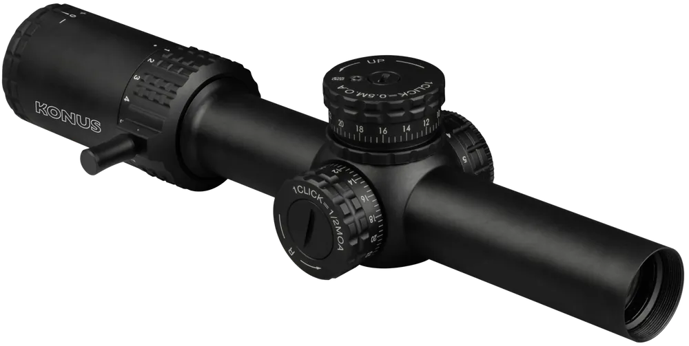 Konus 7193 Sultan 1-10x24 Scope with Illuminated Ballistic Circle Reticle