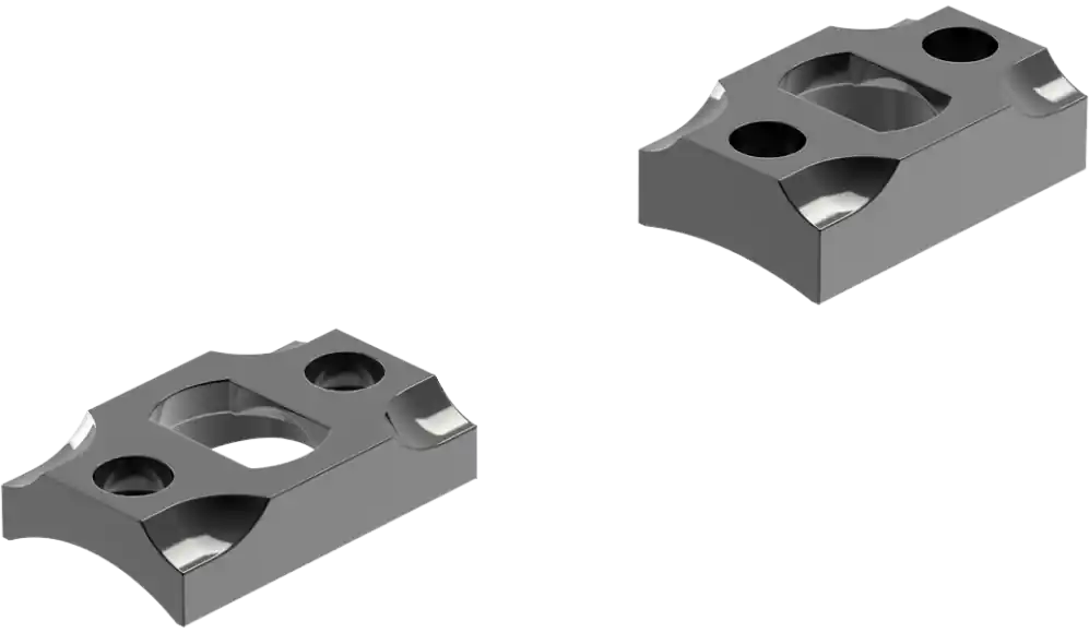 Leupold Dual Dovetail Base Set for Winchester 70 - Black Gloss