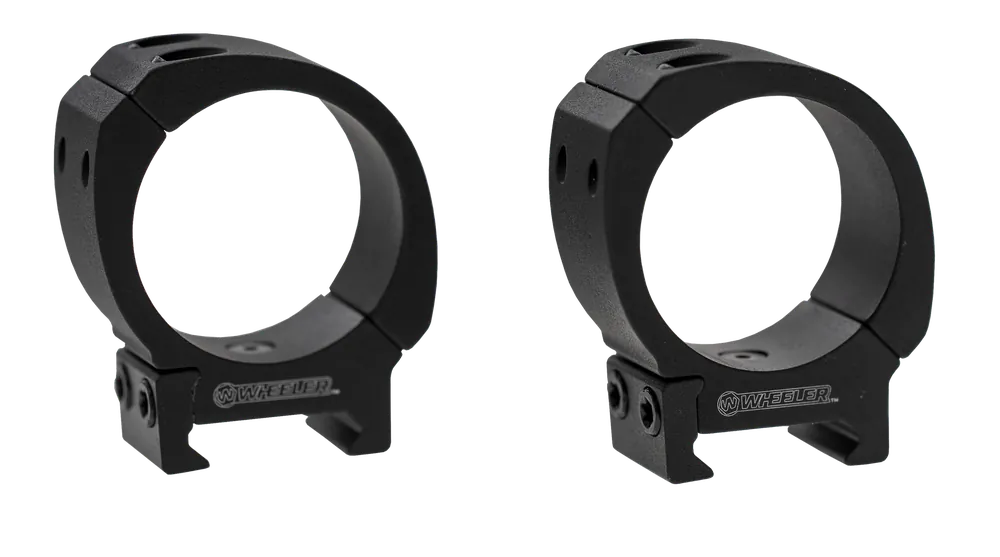 Wheeler Sporter Scope Rings - Black 1" High (Model 1133749)