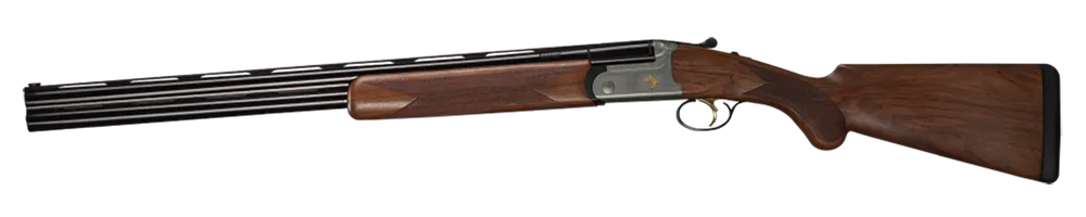 Bettinsoli Omega S Lite 12 Gauge Shotgun with Walnut Stock and Engraved Stainless Receiver
