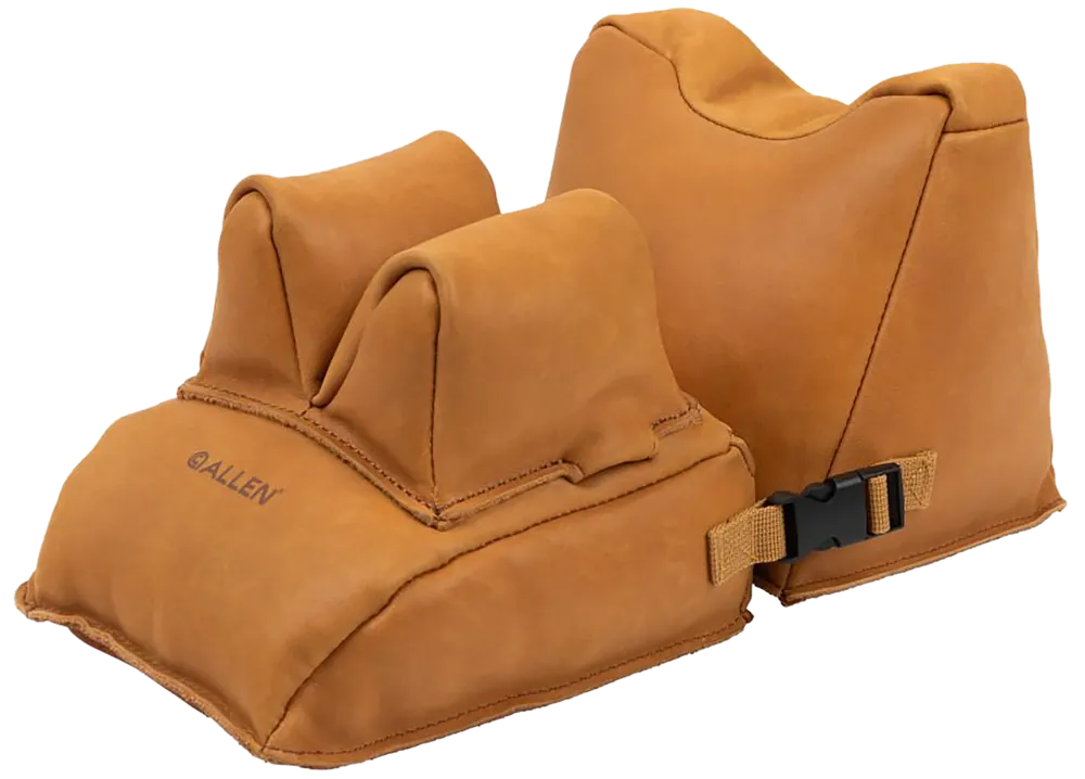 Allen 15125 Shooting Rest Combo - Filled Front & Rear, Light Brown Leather