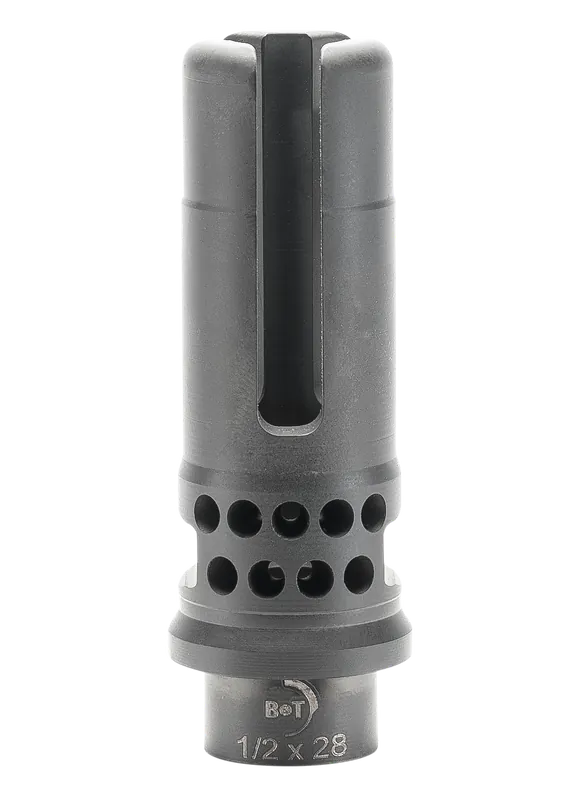 B&T Firearms BT-ASSAULT-3P DLC Stainless Steel Muzzle Device 1/2"x28 Threads 2.65" OAL