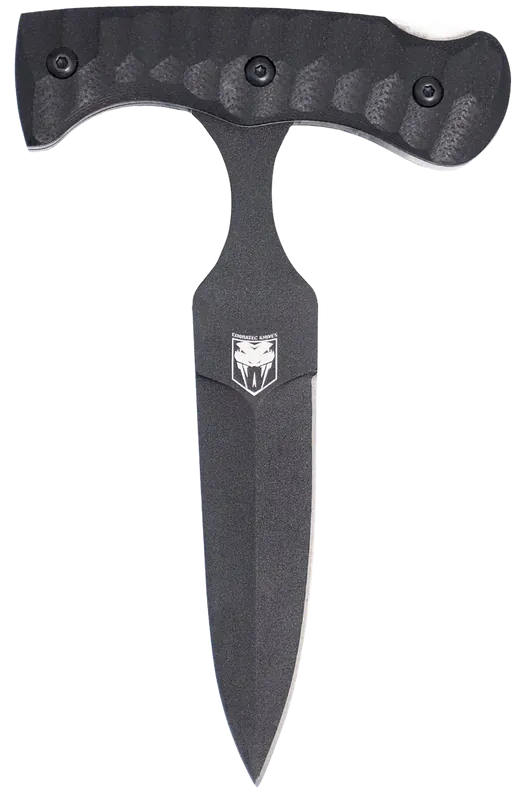 CobraTec FG10PD Folding Push Dagger with Black D2 Steel Blade and G10 Handle