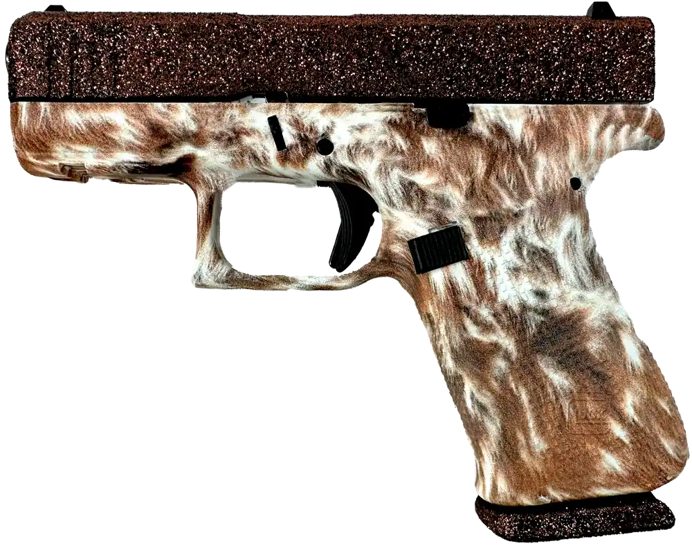 Glock G43X 9mm Sub-Compact Pistol with Cerakote Finish and Ambidextrous Features