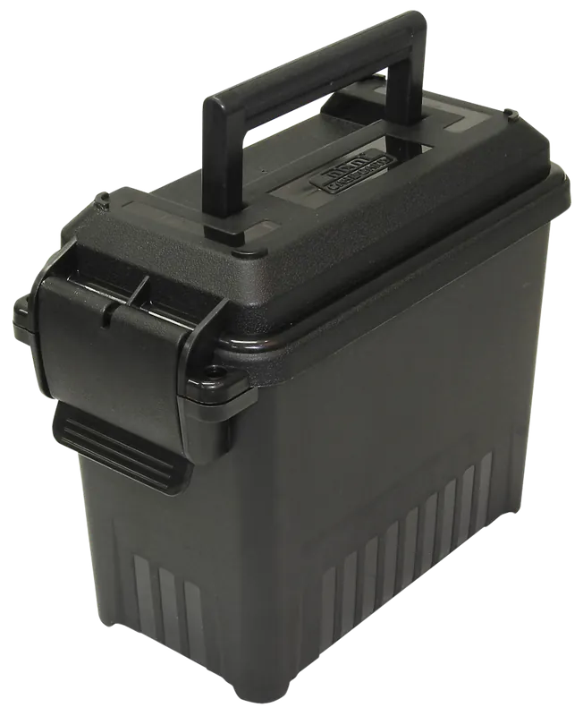 MTM Case-Gard AC1540 Mini Ammo Can for Multi-Caliber Storage - Black Polypropylene