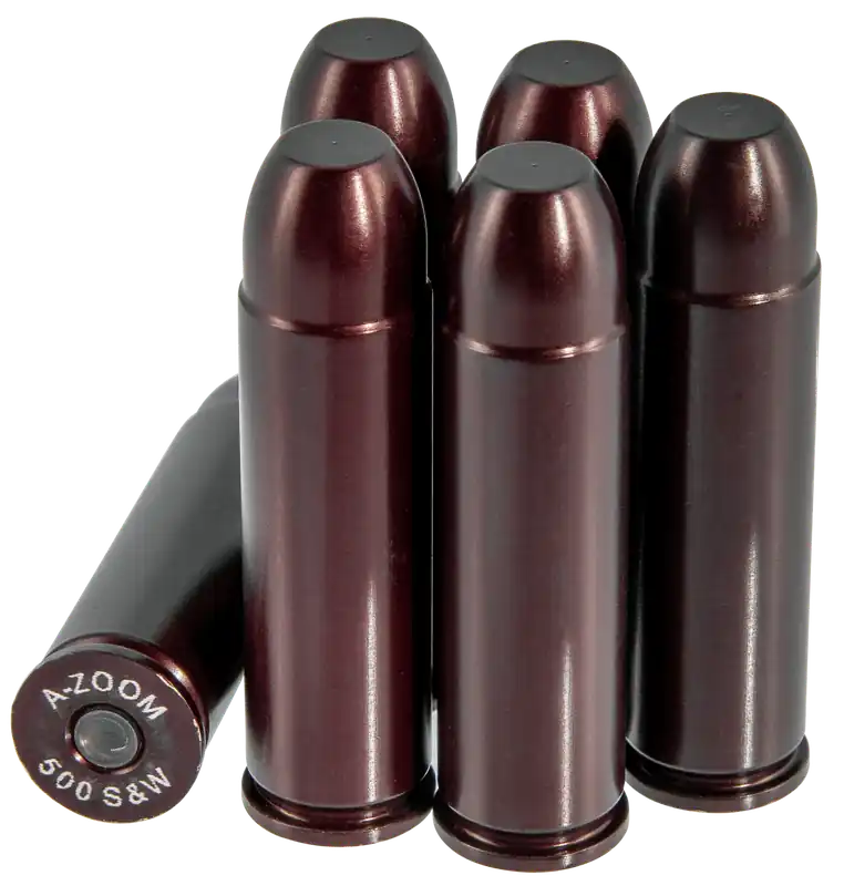 A-Zoom 16144 Snap Cap 500 S&W Mag 6-Pack for Revolvers