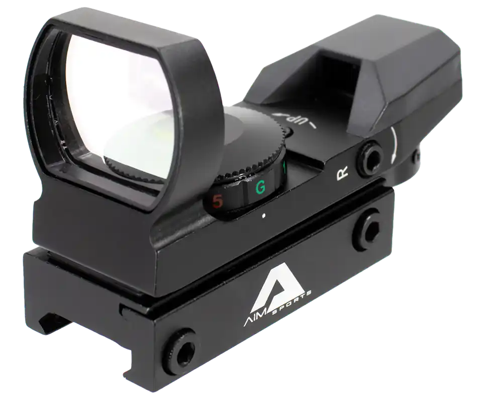 Aim Sports RT4S01 Reflex Sight Special Ops Edition - Matte Black, 1x24mm x 34mm, Red/Green Multi Reticle